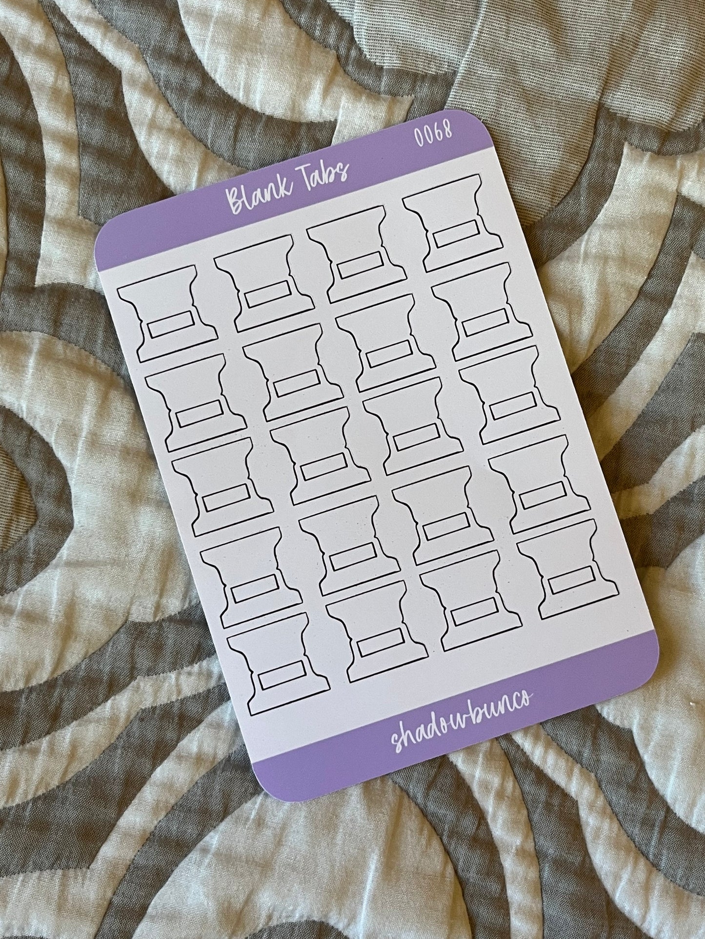 Blank Tabs