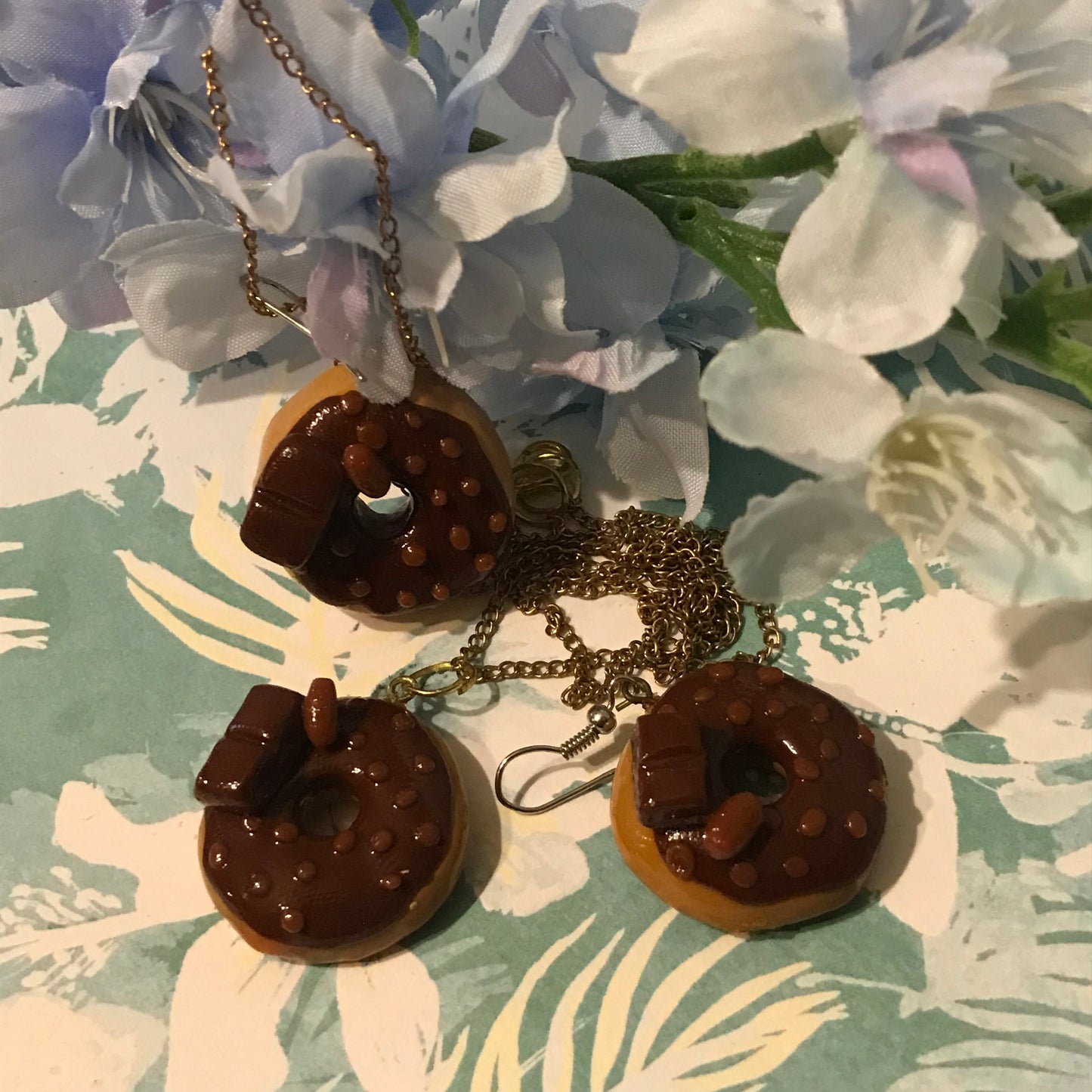 Double Chocolate Donut Set