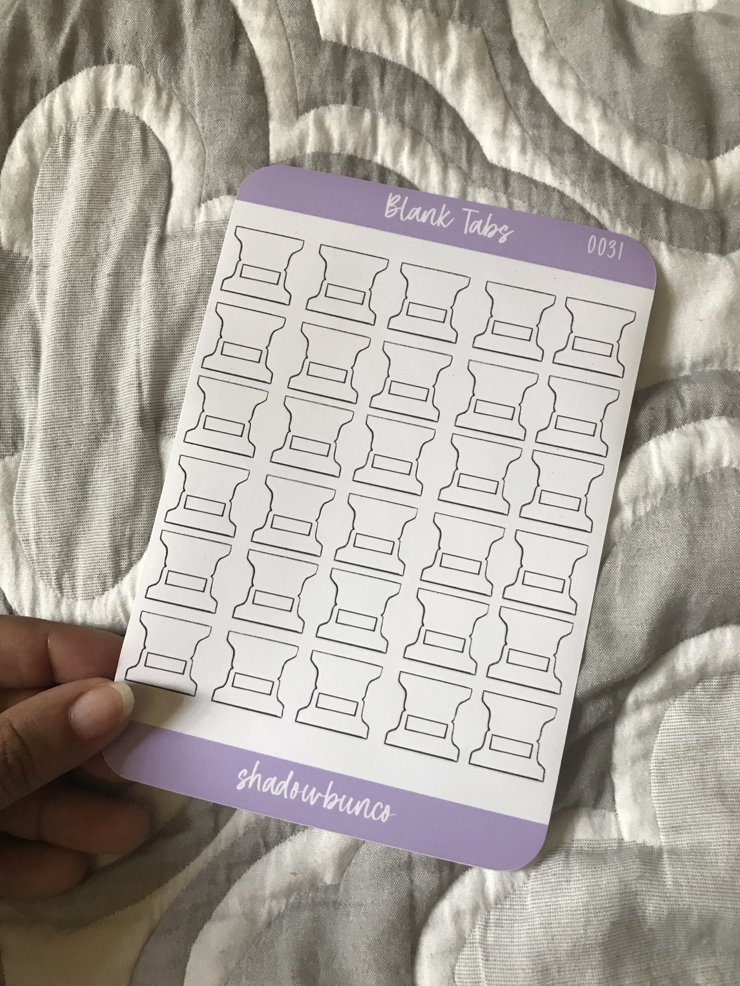 Blank Tabs